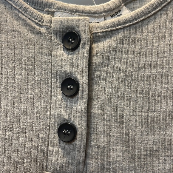 Noisy May Grey Ribbed Tank Too Dress - Picture 3 of 5